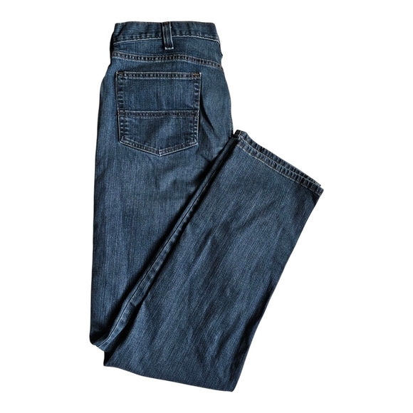 Medium Wash Blue Relaxed Fit Jeans - Picture 3 of 11